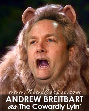 Cowardly Andrew Breitbart