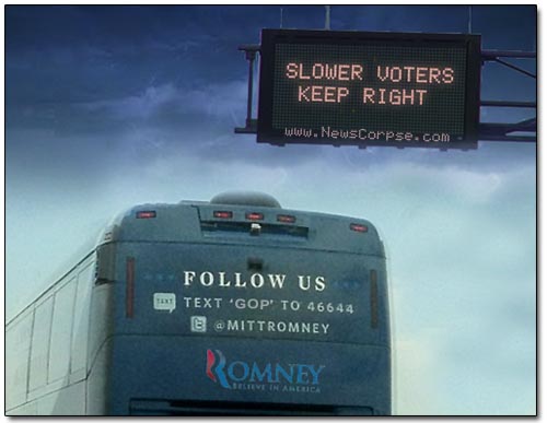 Romney - Slower Voters