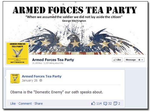 Armed Forces Tea Party