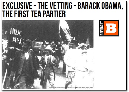 Breitbart - Obama First Tea Partier