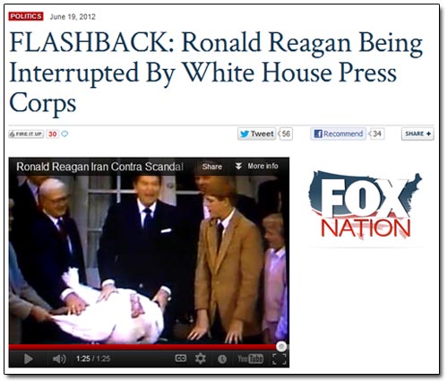 Fox Nation Reagan Interruptus