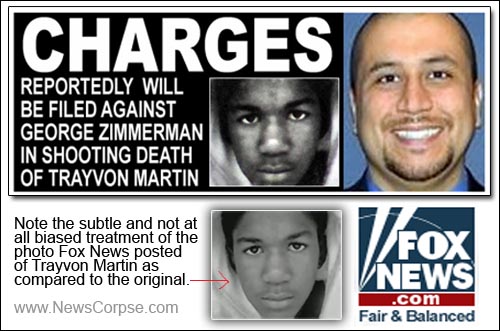 Fox News - Trayvon Martin - George Zimmerman
