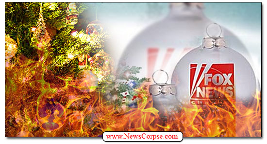 Fox News, Christmas Tree Fire