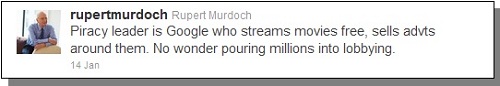 Murdoch Tweet