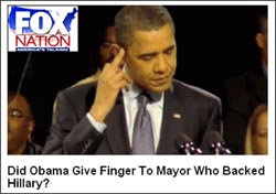 Obama Finger
