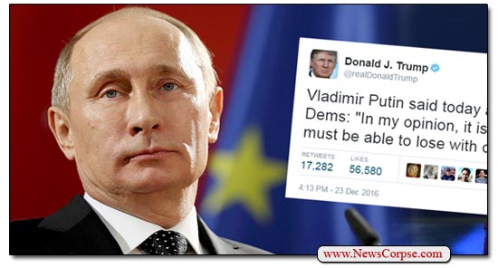 Putin Trump Tweet