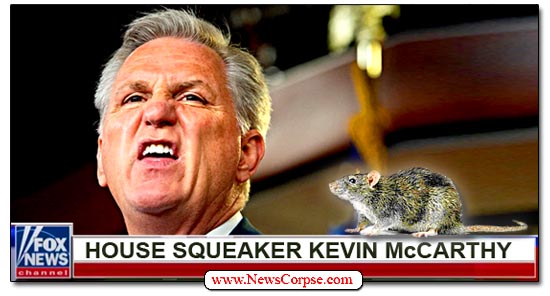 Kevin McCarthy, House Speaker (Squeaker)