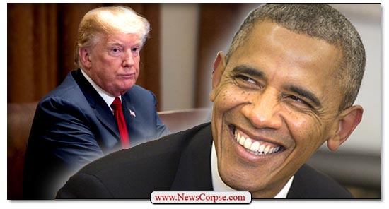 Barack Obama and Donald Trump