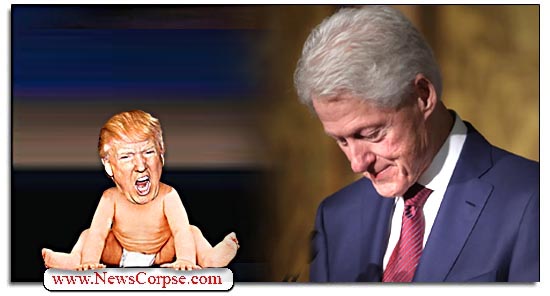 Donald Trump and Bill Clinton