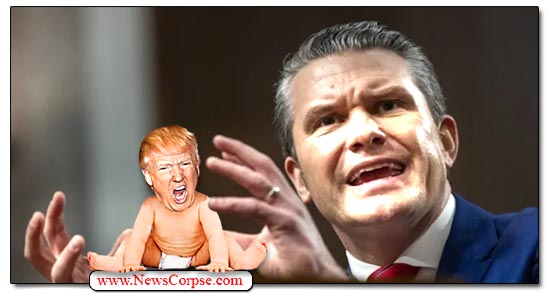 Donald Trump baby and Pete Hegseth