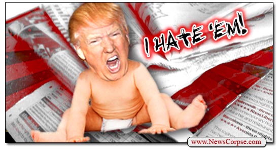 Donald Trump, Newspapers, Baby, Hate