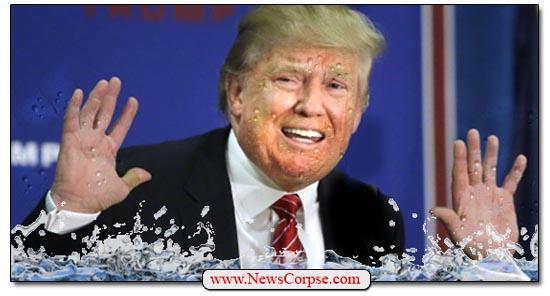 Donald Trump Sweating
